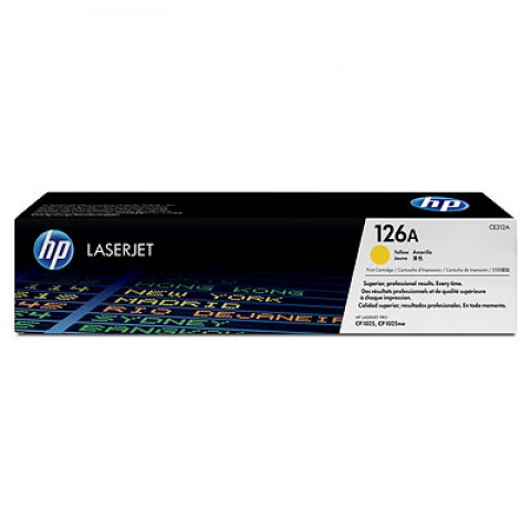 HP LJ Pro CP1025 黃色原廠碳粉匣