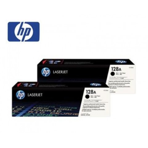 HP CP1525/CM1415fn  /CM1415fnw 黑色原廠碳粉匣(雙包裝組合)