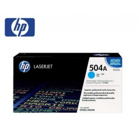 HP CLJ CP3525 系列藍色原廠碳粉匣