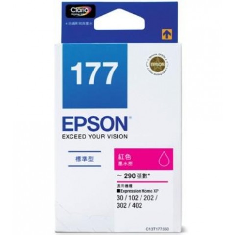 EPSON XP102/XP202/XP302/XP402 (177) 紅色原廠墨水匣