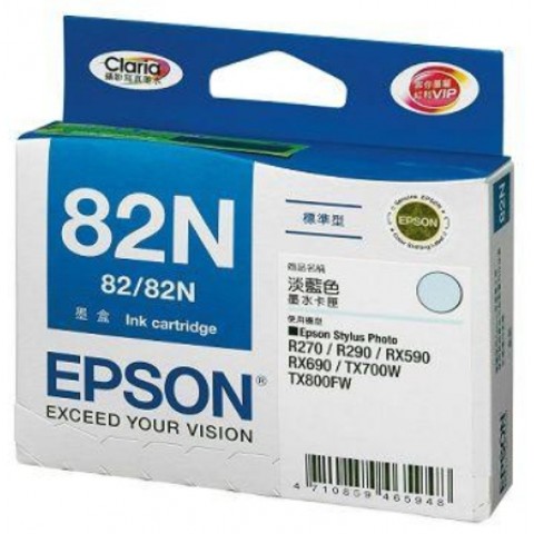 EPSON T112550 淡藍色原廠墨水匣(T082N)