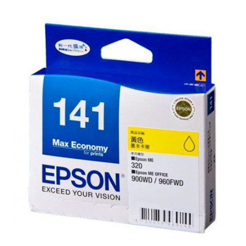 EPSON T141450 (141)黃色原廠墨水匣