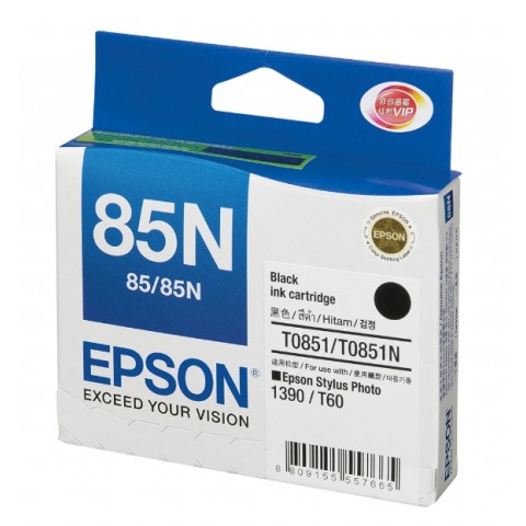 EPSON Stylus Photo 1390/T60 黑色原廠墨水匣
