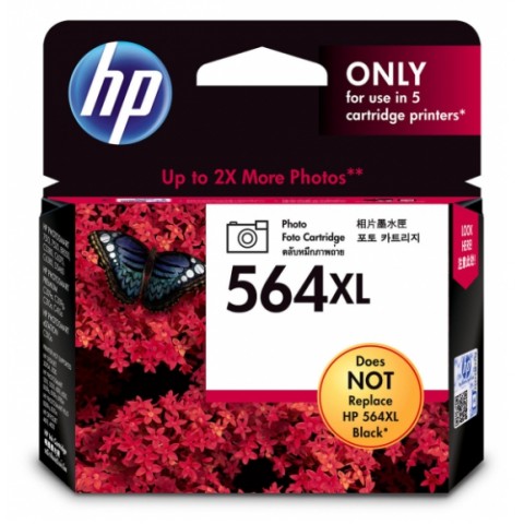 HP D5460/C5380/C6380 (564XL)相片黑原廠高容量墨水匣