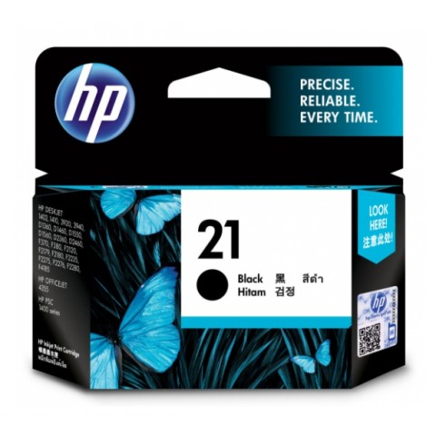 HP F370/F380/F2180/F4185/PSC1410/1402/OJ4355 (21) 黑色原廠墨水匣
