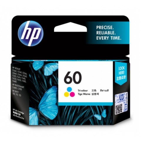 HP D2560/F4280/F4480/D1660/D5560/D7266 (60) 彩色原廠墨水匣