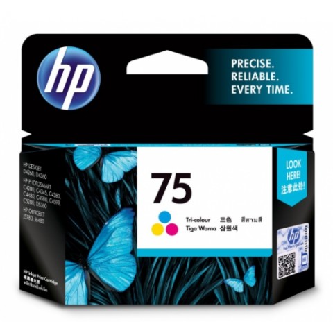 HP C4280/C4385/C4480/C4580/C5280/J5780/J6480 (75) 彩色原廠墨水匣