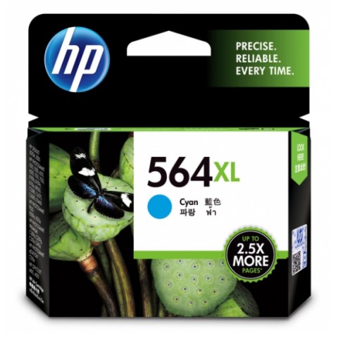 HP 564XL (CB323WA) 高容量藍色原廠墨水匣
