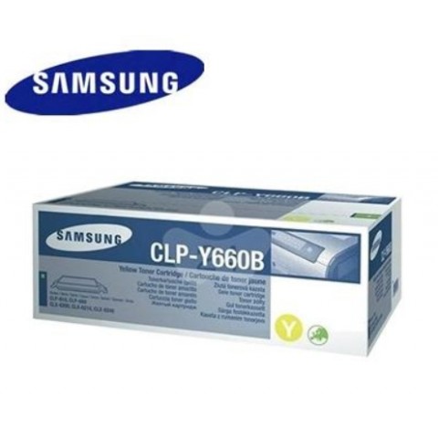 SAMSUNG CLP-610ND/660ND/660FX/CLX-6200FX 黃色原廠碳粉匣