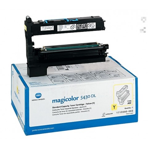 KONICA MINOLTA MC-5430DL 黃色原廠碳粉匣