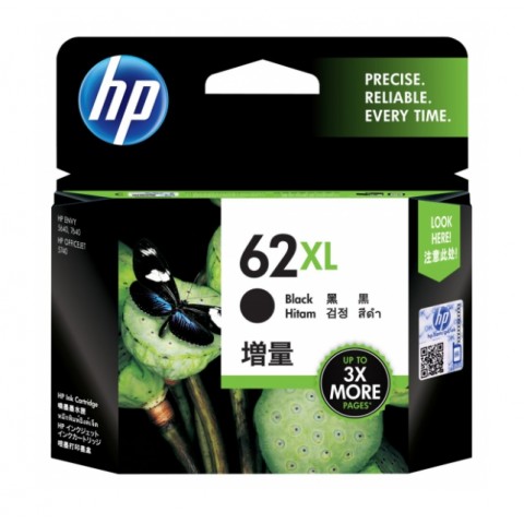 HP C2P05AA (62XL) 黑色原廠高容量墨水匣