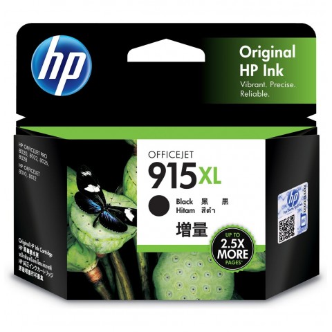 HP 915XL/3YM22AA/OJ Pro 8010/8012/8020/8022/8028  /8026 AiO 黑色原廠高容量墨水匣