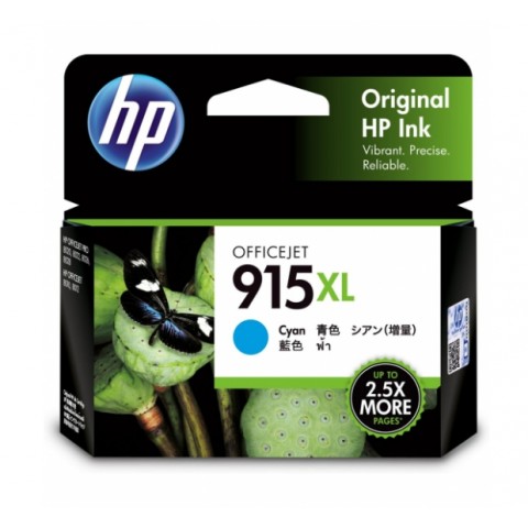 HP 915XL/3YM19AA/OJ Pro 8010/8012/8020/8022/8028 /8026 AiO 藍色原廠高容量墨水匣
