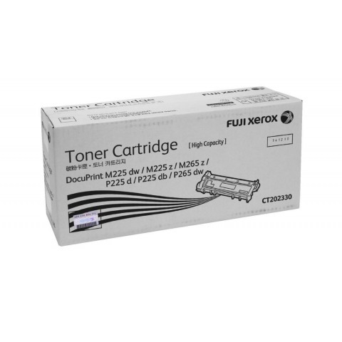 Fuji Xerox DP P225d/p265dw/CT202330 黑色原廠碳粉匣(高容量)